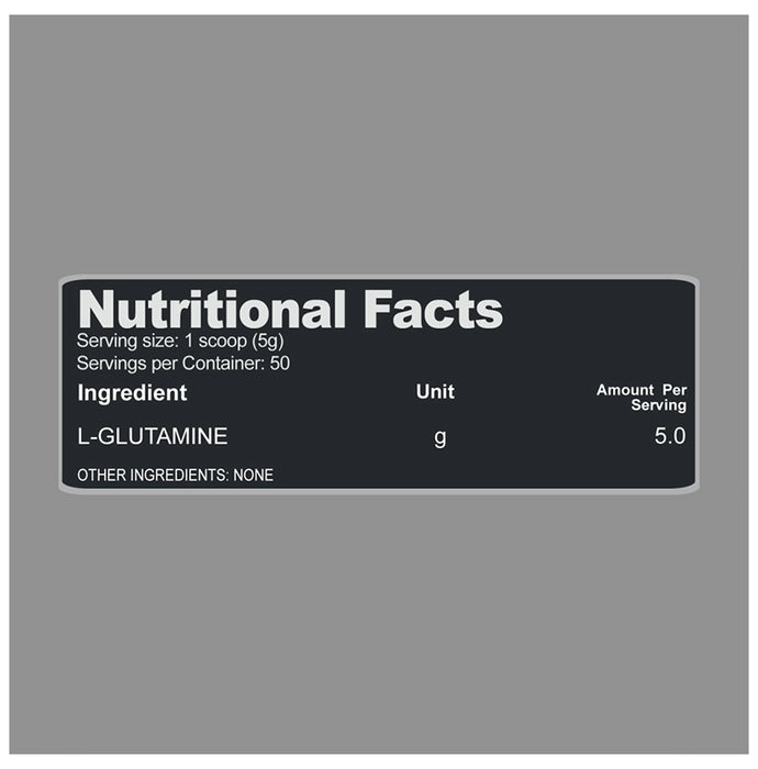 Knockout Micronized L-Glutamine Powder Unflavored with Free Shaker