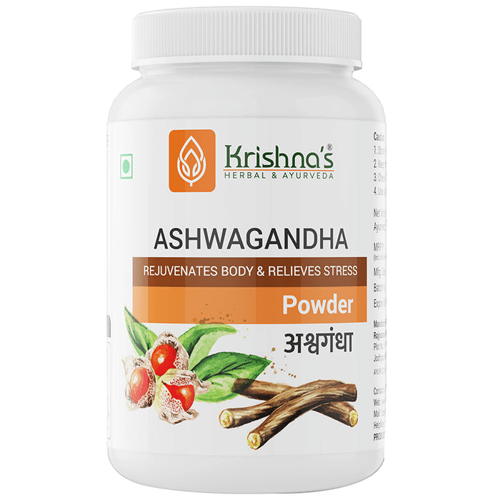 Krishna's Herbal & Ayurveda Ashwagandha Powder - Classic Derma