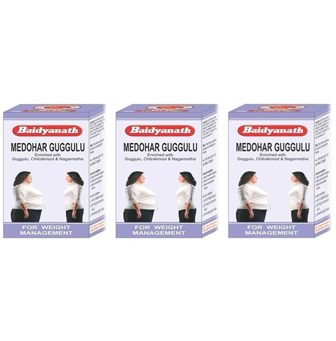 Baidyanath Medohar Guggulu Tablet (120 Each) - Classic Derma