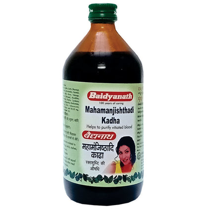 Baidyanath (Nagpur) Mahamanjishthadi Kadha | Helps Purify Blood - Classic Derma