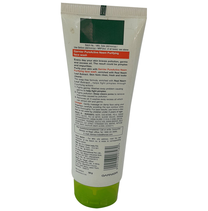 Garnier Skin Naturals Pure Active Purifying Face Wash