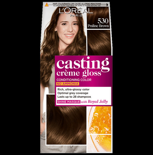 Loreal Paris Casting Creme Gloss Conditioning Color Praline Brown - Classic Derma