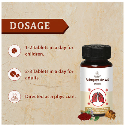 Marma Ayurveda Padmapatra Plus Vati Tablet