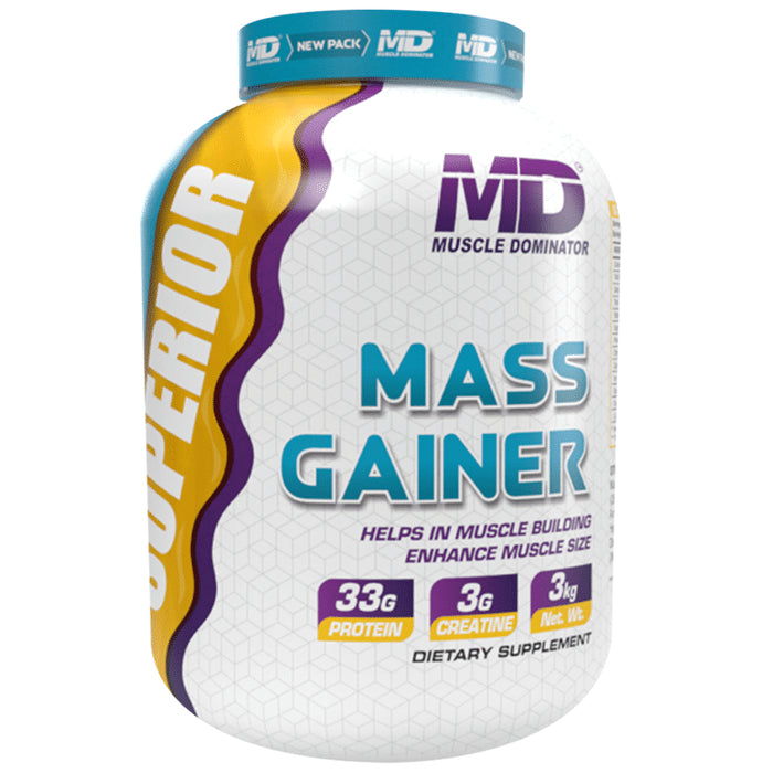 Muscle Dominator Superior Mass Gainer Powder Kulfi - Classic Derma