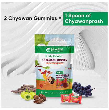 Dr. Vaidya's My Prash Chyawan Gummies for Boosting Immunity(50 Each)