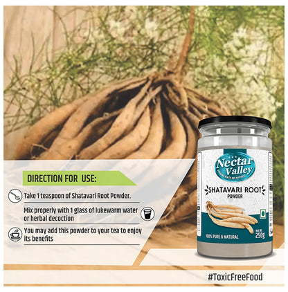 Nectar Valley Shatavari Root Powder 100% Pure & Natural