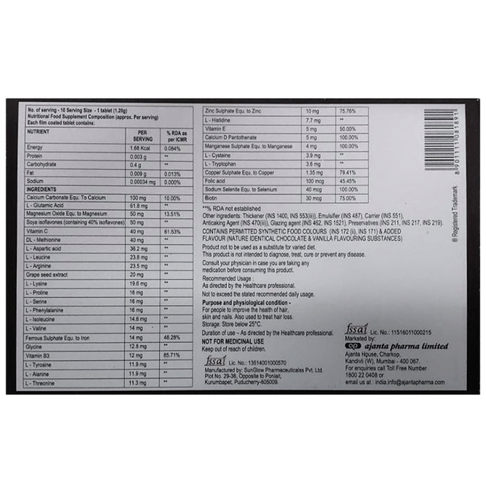 New Tricogro Tablet Chocolate and Vanilla