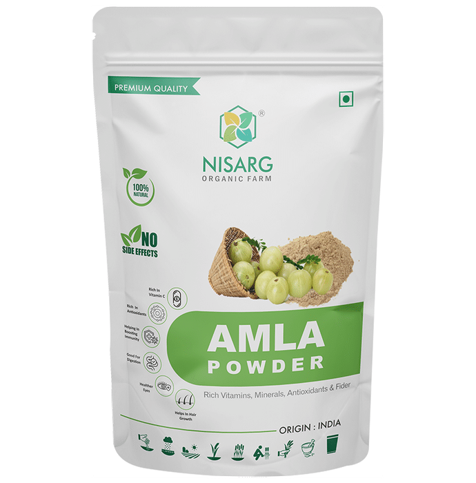 Nisarg Organic Farm Amla Powder - Classic Derma