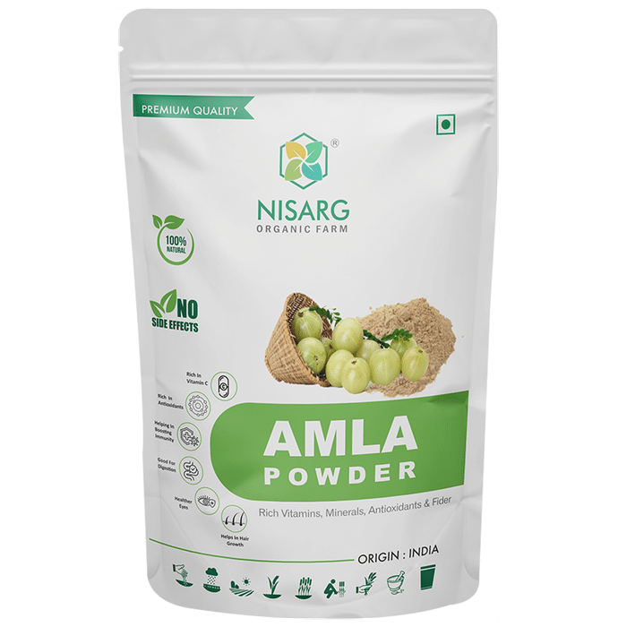 Nisarg Organic Farm Amla Powder - Classic Derma