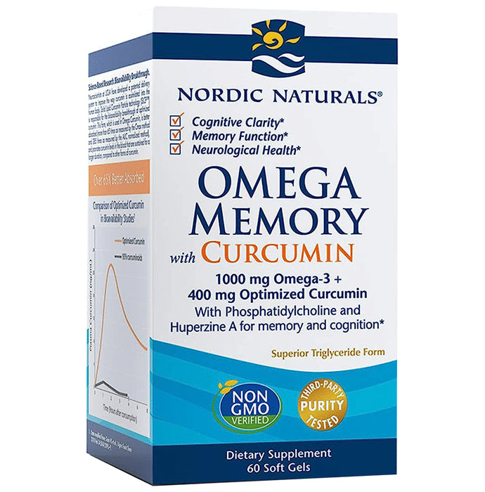 Nordic Naturals Omega Memory with Curcumin - Classic Derma