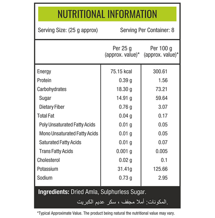 NourishVitals Amla Fruit Dried Candy (200gm Each)