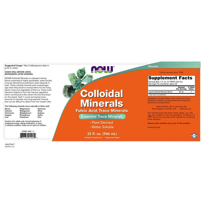 Now Foods Colloidal Essential Trace Minerals