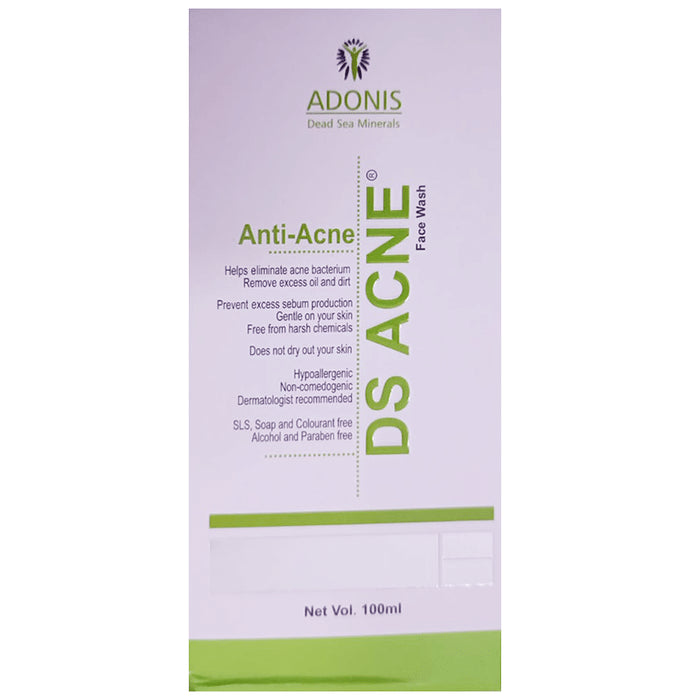 DS Acne Face Wash | Cleanses Skin & Removes Oil | Soap & SLS Free - Classic Derma