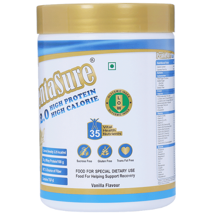 PentaSure 2.0 High Whey Protein with MCT | Flavour Powder Vanilla