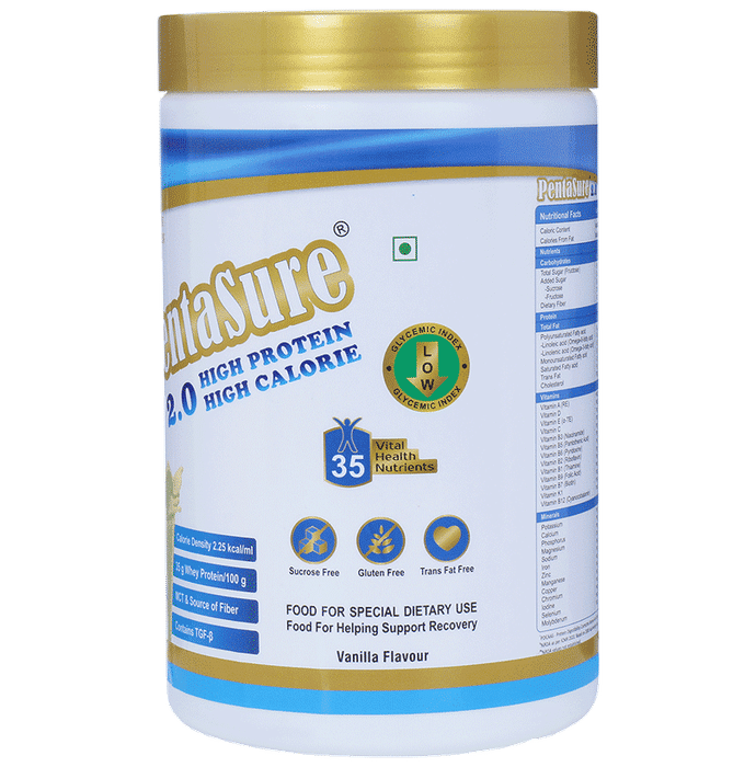 PentaSure 2.0 High Whey Protein with MCT | Flavour Powder Vanilla