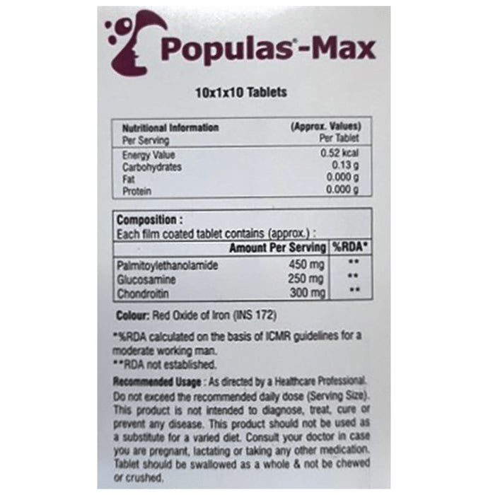 Populas-Max Tablet