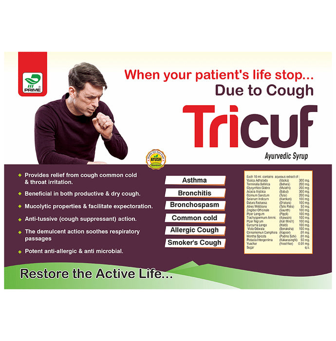 Prime Tricuf Cough Syrup