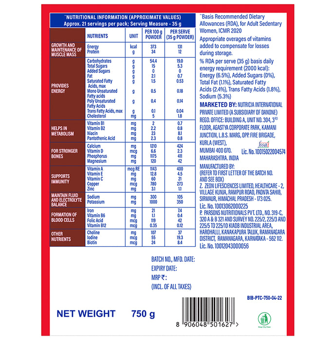 Protinex Protein Powder | Nutritional Drink for Immunity & Strength | Zero Added Sugar | Flavour Rich Chocolate