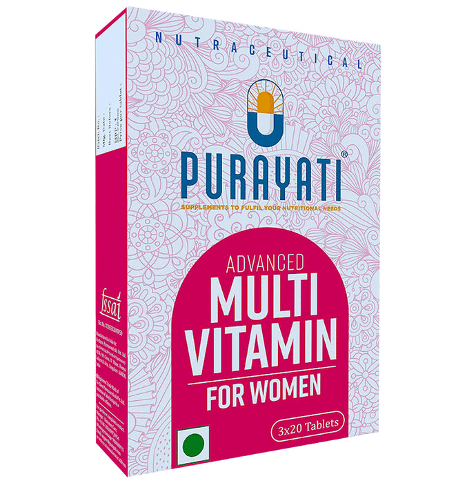 Purayati Advanced Multivitamin for Women Tablet - Classic Derma