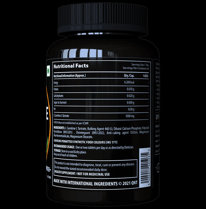 QNT Maxi L-Carnitine 1000mg Tablet