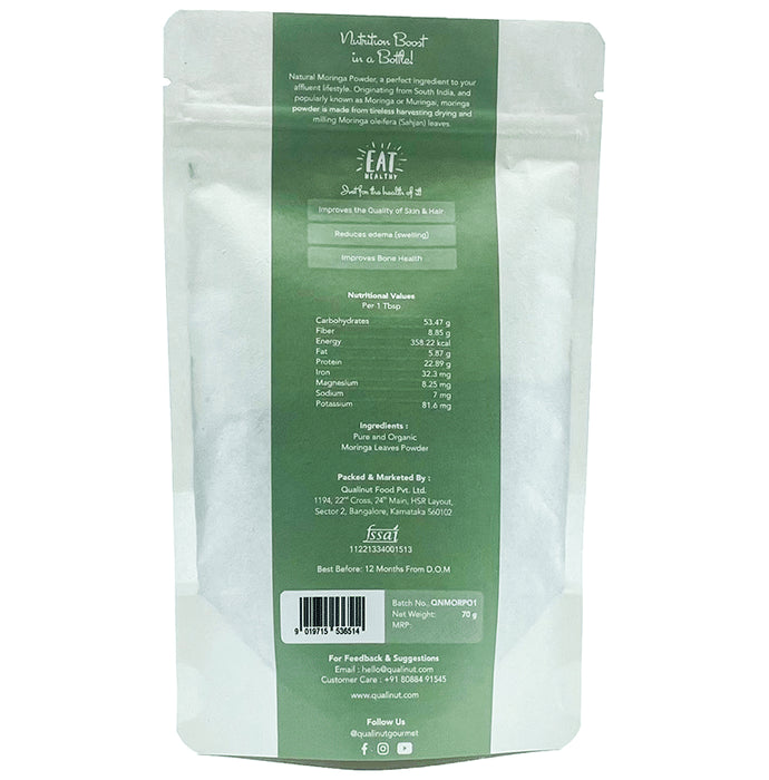 Qualinut Gourmet Natural Moringa Powder (70gm each)
