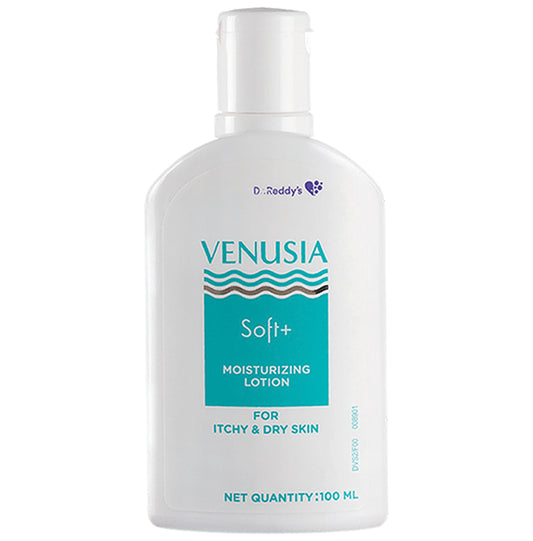 Venusia Soft + Moisturizing Lotion for Sensitive Skin, Relieves Excessive Dryness & Itching - Classic Derma