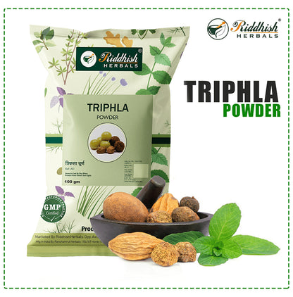 Riddhish Herbals Triphala Powder (100 gm Each)