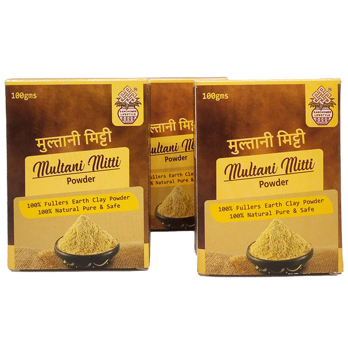 Sanchomee Herboveda Multani Mitti (100gm Each) - Classic Derma