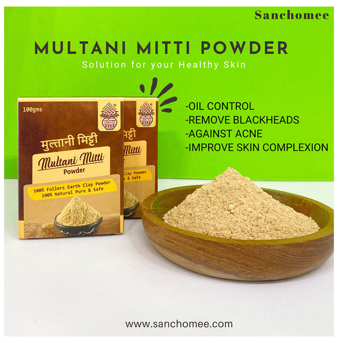Sanchomee Herboveda Multani Mitti (100gm Each)