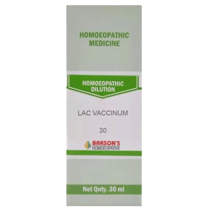 Bakson's Homeopathy Lac Vaccinum Dilution 30 - Classic Derma