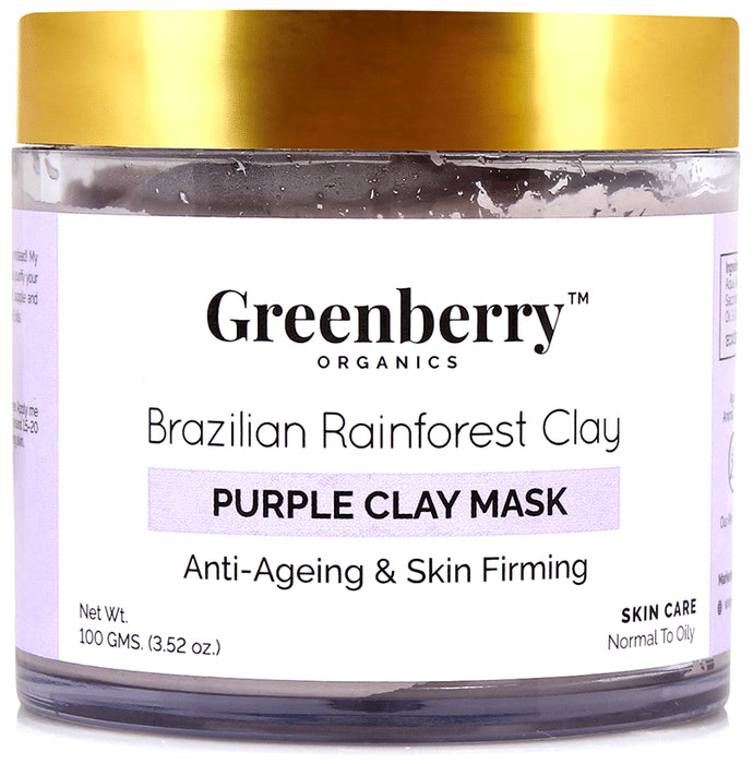 Greenberry Organics Purple Clay Mask - Classic Derma