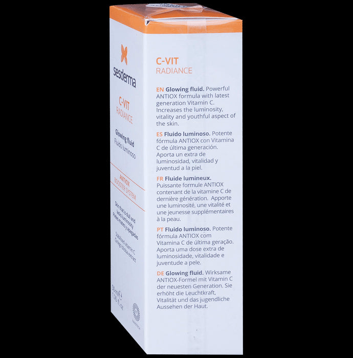 Sesderma C-Vit Radiance Glowing Facial Fluid | Face Care Product with Antiox Booster System