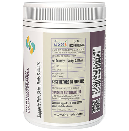 Sharrets Nutritions Pure Collagen Type-1 Powder Unflavored