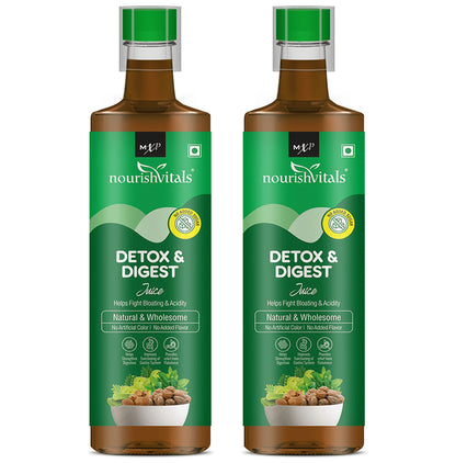 NourishVitals Detox & Digest Juice (500ml Each)