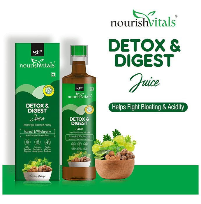 NourishVitals Detox & Digest Juice (500ml Each)