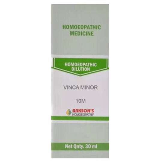 Bakson's Homeopathy Vinca Minor Dilution 10M - Classic Derma