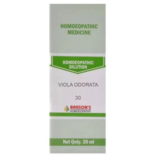Bakson's Homeopathy Viola Odorata Dilution 30 - Classic Derma