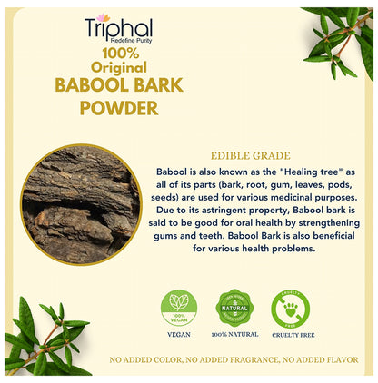 Triphal Babool Bark/ Kikar Chaal/ Babul Bark/ Babool Chhal/ Acacia Tree Bark Powder