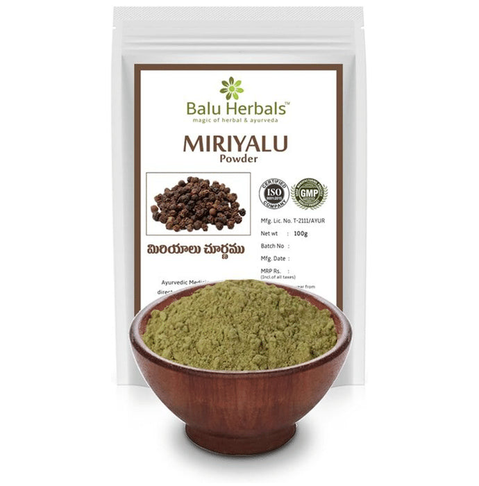 Balu Herbals Miriyalu Powder - Classic Derma