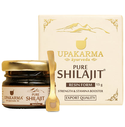 Upakarma Ayurveda Pure Shilajit | For Strength & Stamina - Classic Derma