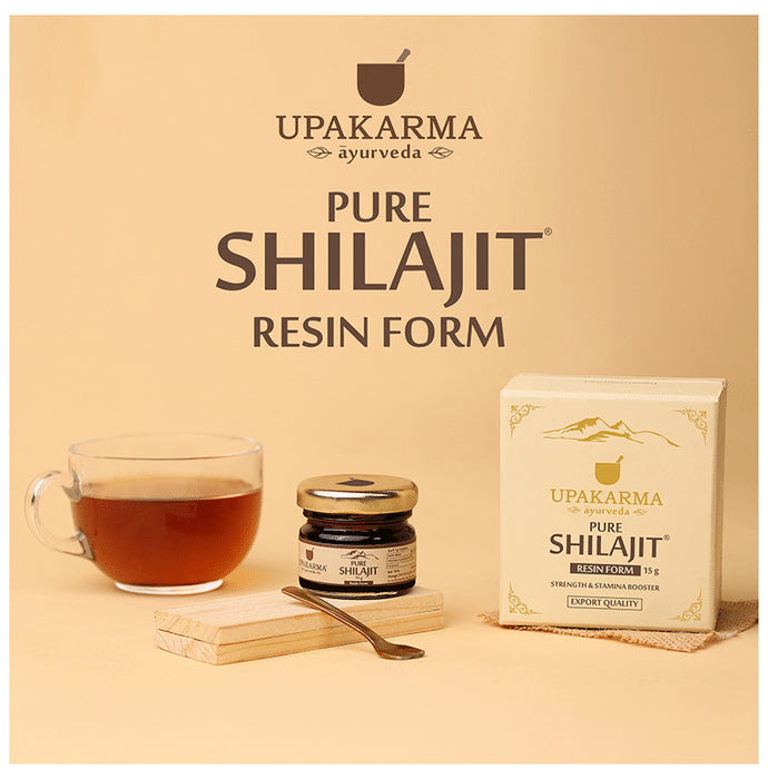 Upakarma Ayurveda Pure Shilajit | For Strength & Stamina