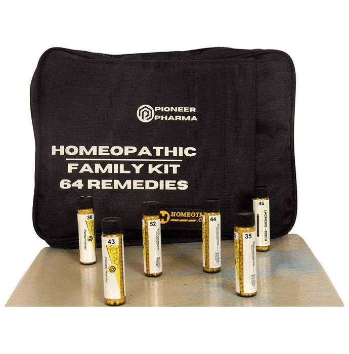Pioneer Pharma Homeopathy Medicine Kit (64 Remedies) - Classic Derma