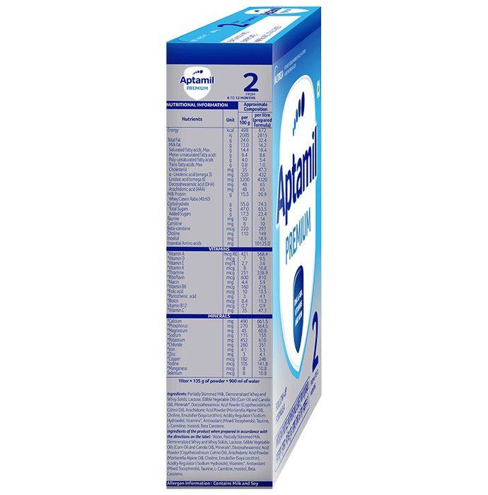 Aptamil Premium Stage 2 from 6 to 12 Month Infant Formula