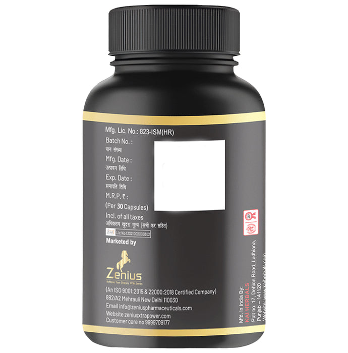 Zenius Xtra Power Gold Capsules | for Men Performance & Stamina Booster Night