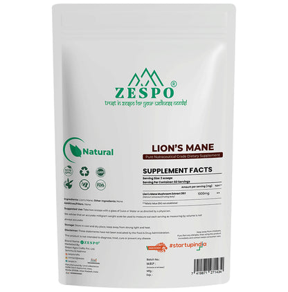 Zespo Lion's Mane Mushroom Powder
