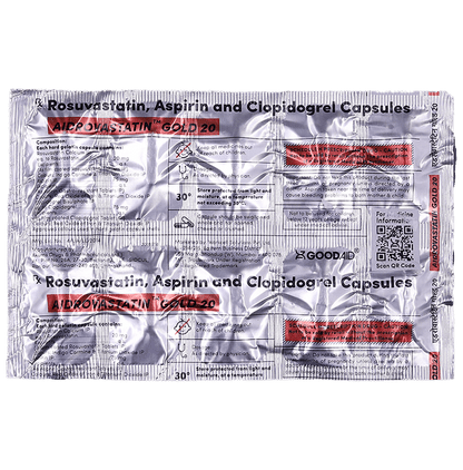 Aidrovastatin Gold 20 Capsule - Classic Derma