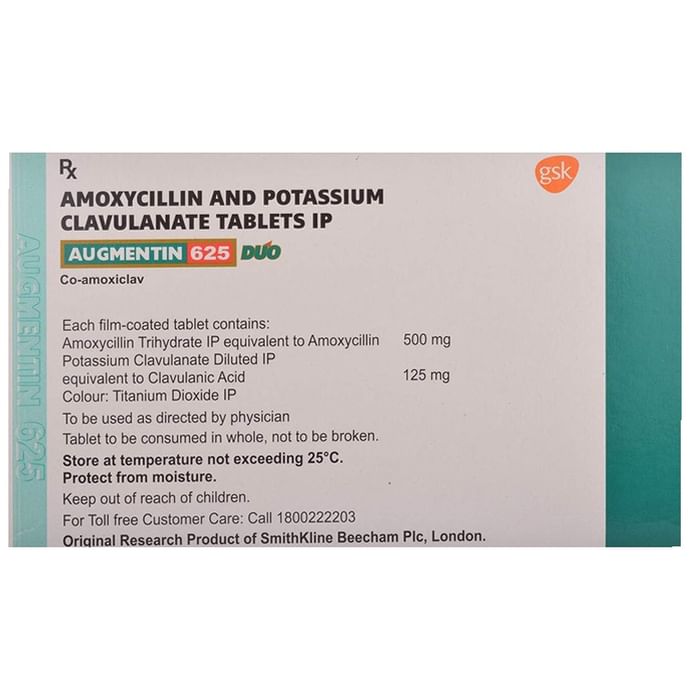 Augmentin 625 Duo Tablet
