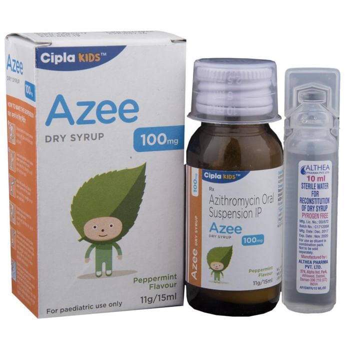 Azee 100mg Dry Syrup Peppermint - Classic Derma