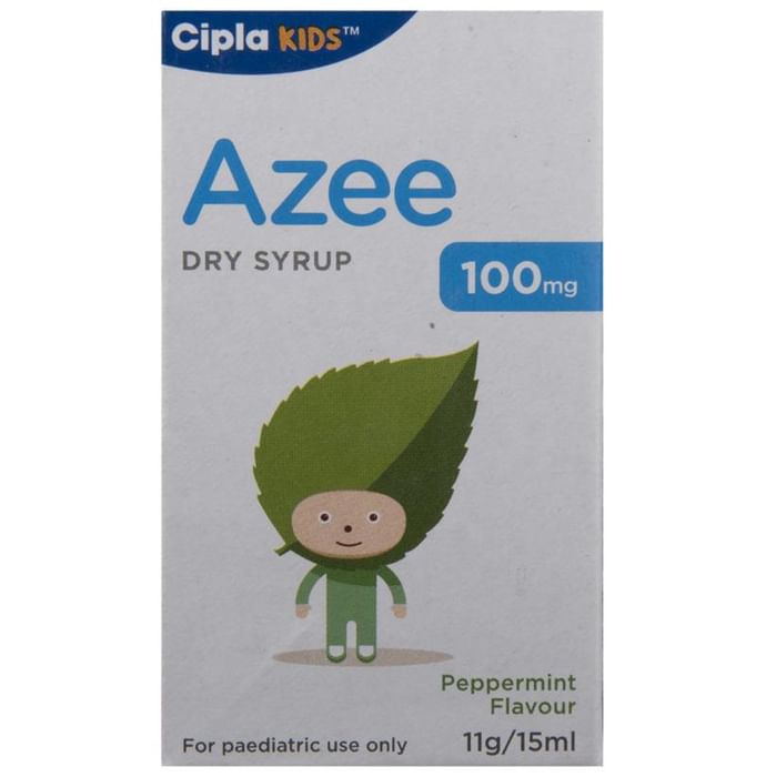 Azee 100mg Dry Syrup Peppermint