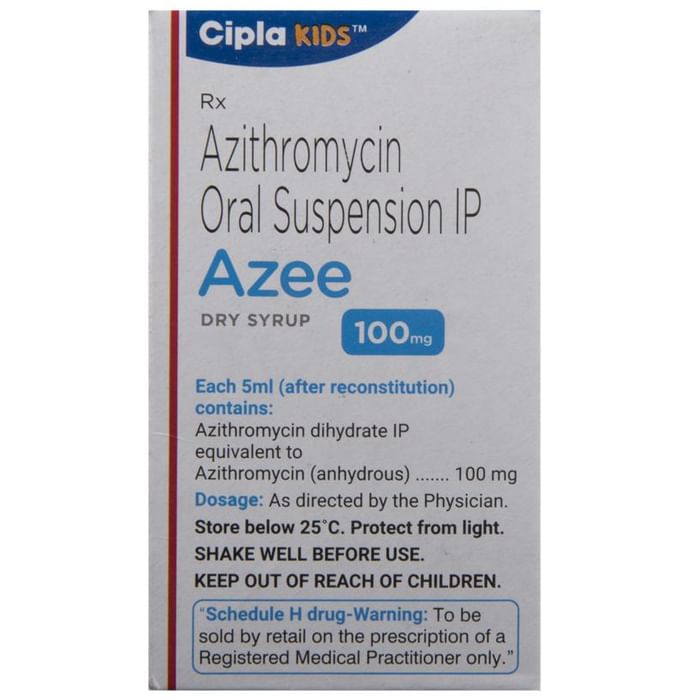 Azee 100mg Dry Syrup Peppermint